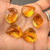 Natural Citrine Rough Uncut Gemstone 89.4 Carats 5 Pcs Golden Yellow Color VVS Clarity | Lapidary & Jewelry Making