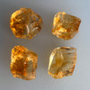 Natural Citrine Rough Uncut Gemstone 70.15 Carats 4 Pcs Golden Yellow Color VVS Clarity Jewelry Making & Faceting