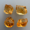Natural Citrine Rough Uncut Gemstone 70.15 Carats 4 Pcs Golden Yellow Color VVS Clarity Jewelry Making & Faceting