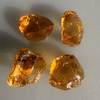 Natural Citrine Rough Uncut Gemstone 75.6 Carats 4 Pcs Golden Yellow Color VVS Clarity Jewelry Making & Lapidary