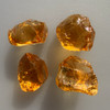 Natural Citrine Rough Uncut Gemstone 75.6 Carats 4 Pcs Golden Yellow Color VVS Clarity Jewelry Making & Lapidary