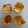 Natural Citrine Rough Uncut Gemstone 75.6 Carats 4 Pcs Golden Yellow Color VVS Clarity Jewelry Making & Lapidary