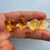 Natural Citrine Rough Uncut Gemstone 75.6 Carats 4 Pcs Golden Yellow Color VVS Clarity Jewelry Making & Lapidary