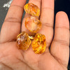 Natural Citrine Rough Uncut Gemstone 68.09 Carats 4 Pcs Golden Yellow Color VVS Clarity | Faceting & Lapidary