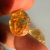 Natural Citrine Rough Uncut Gemstone 37.22 Carats 2 Pcs Golden Yellow Color VVS Clarity Jewelry Making & Faceting