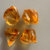 Natural Citrine Rough Uncut Gemstone 64.45 Carats 4 Pcs Golden Yellow Color VVS Clarity Jewelry Making & Faceting