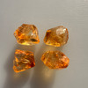 Natural Citrine Rough Uncut Gemstone 64.45 Carats 4 Pcs Golden Yellow Color VVS Clarity Jewelry Making & Faceting