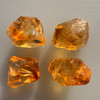 Natural Citrine Rough Uncut Gemstone 64.45 Carats 4 Pcs Golden Yellow Color VVS Clarity Jewelry Making & Faceting