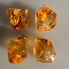 Natural Citrine Rough Uncut Gemstone 64.45 Carats 4 Pcs Golden Yellow Color VVS Clarity Jewelry Making & Faceting