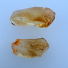 Natural Citrine Rough Uncut Gemstone 36.15 Carats 2 Pcs Golden Yellow Color VVS Clarity | Faceting & Lapidary