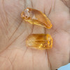Natural Citrine Rough Uncut Gemstone 36.15 Carats 2 Pcs Golden Yellow Color VVS Clarity | Faceting & Lapidary