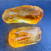 Natural Citrine Rough Uncut Gemstone 36.15 Carats 2 Pcs Golden Yellow Color VVS Clarity | Faceting & Lapidary