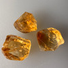 Natural Citrine Rough Uncut Gemstone 67.5 Carats 3 Pcs Golden Yellow Color VVS Clarity Jewelry Making & Lapidary