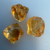 Natural Citrine Rough Uncut Gemstone 67.5 Carats 3 Pcs Golden Yellow Color VVS Clarity Jewelry Making & Lapidary