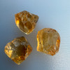Natural Citrine Rough Uncut Gemstone 67.5 Carats 3 Pcs Golden Yellow Color VVS Clarity Jewelry Making & Lapidary
