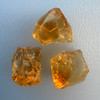 Natural Citrine Rough Uncut Gemstone 67.5 Carats 3 Pcs Golden Yellow Color VVS Clarity Jewelry Making & Lapidary