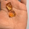 Natural Citrine Rough Uncut Gemstone 36.46 Carats 2 Pcs Golden Yellow Color VVS Clarity Lapidary & Jewelry Making