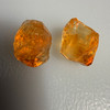 Natural Citrine Rough Uncut Gemstone 41.91 Carats 2 Pcs Golden Yellow Color VVS Clarity Jewelry Making & Faceting