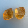 Natural Citrine Rough Uncut Gemstone 41.91 Carats 2 Pcs Golden Yellow Color VVS Clarity Jewelry Making & Faceting