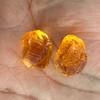 Natural Citrine Rough Uncut Gemstone 41.91 Carats 2 Pcs Golden Yellow Color VVS Clarity Jewelry Making & Faceting