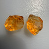 Natural Citrine Rough Uncut Gemstone 41.91 Carats 2 Pcs Golden Yellow Color VVS Clarity Jewelry Making & Faceting