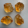Natural Citrine Rough Uncut Gemstone 78.03 Carats 4 Pcs Golden Yellow Color VVS Clarity Jewelry Making & Lapidary