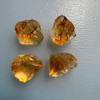 Natural Citrine Rough Uncut Gemstone 78.03 Carats 4 Pcs Golden Yellow Color VVS Clarity Jewelry Making & Lapidary