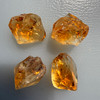 Natural Citrine Rough Uncut Gemstone 78.03 Carats 4 Pcs Golden Yellow Color VVS Clarity Jewelry Making & Lapidary