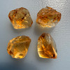 Natural Citrine Rough Uncut Gemstone 78.03 Carats 4 Pcs Golden Yellow Color VVS Clarity Jewelry Making & Lapidary