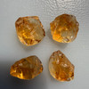 Natural Citrine Rough Uncut Gemstone 78.03 Carats 4 Pcs Golden Yellow Color VVS Clarity Jewelry Making & Lapidary