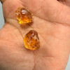 Natural Citrine Rough Uncut Gemstone 41.8 Carats 2 Pcs Golden Yellow Color VVS Clarity | Faceting & Lapidary