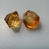 Natural Citrine Rough Uncut Gemstone 47.09 Carats 2 Pcs Golden Yellow Color VVS Clarity Lapidary & Jewelry Making