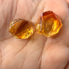 Natural Citrine Rough Uncut Gemstone 47.09 Carats 2 Pcs Golden Yellow Color VVS Clarity Lapidary & Jewelry Making