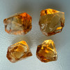 Natural Citrine Rough Uncut Gemstone 66.3 Carats 4 Pcs Golden Yellow Color VVS Clarity Jewelry Making & Lapidary