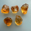 Natural Citrine Rough Uncut Gemstone 74.3 Carats 5 Pcs Golden Yellow Color VVS Clarity Lapidary & Jewelry Making