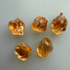 Natural Citrine Rough Uncut Gemstone 74.3 Carats 5 Pcs Golden Yellow Color VVS Clarity Lapidary & Jewelry Making