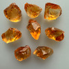 Natural Citrine Rough Uncut Gemstone 68.55 Carats 8 Pcs Golden Yellow Color VVS Clarity Faceting & Lapidary