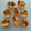 Natural Citrine Rough Uncut Gemstone 68.55 Carats 8 Pcs Golden Yellow Color VVS Clarity Faceting & Lapidary