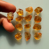 Natural Citrine Rough Uncut Gemstone 100.3 Carats 13 Pcs Golden Yellow Color VVS Clarity Lapidary & Jewelry Making