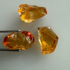 Natural Citrine Rough Uncut Gemstone 26.45 Carats 3 Pcs Golden Yellow Color VVS Clarity Jewelry Making & Lapidary