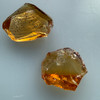 Natural Citrine Rough Uncut Gemstone 16.25 Carats 2 Pcs Golden Yellow Color VVS Clarity Faceting & Jewelry Making