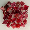 Natural Spinel Rough Uncut Gemstone 35.85 Carats 31 Pcs Hot Pink Color VVS Clarity Jewelry Making