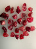 Natural Spinel Rough Uncut Gemstone 44.4 Carats 27 Pcs Hot Pink Color VVS Clarity Jewelry Making