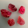 Natural Spinel Rough Uncut Gemstone 21.75 Carats 5 Pcs Hot Pink Color VVS Clarity Jewelry Making