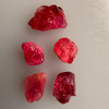 Natural Spinel Rough Uncut Gemstone 21.75 Carats 5 Pcs Hot Pink Color VVS Clarity Jewelry Making