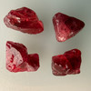 Natural Spinel Rough Uncut Gemstone 16.75 Carats 4 Pcs Hot Pink Color VVS Clarity Jewelry Making