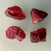 Natural Spinel Rough Uncut Gemstone 16.75 Carats 4 Pcs Hot Pink Color VVS Clarity Jewelry Making