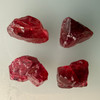 Natural Spinel Rough Uncut Gemstone 16.75 Carats 4 Pcs Hot Pink Color VVS Clarity Jewelry Making