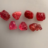 Natural Spinel Rough Uncut Gemstone 23.25 Carats 7 Pcs Hot Pink Color VVS Clarity Jewelry Making