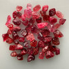 Natural Spinel Rough Uncut Gemstone 60.3 Carats 79 Pcs Hot Pink Color VVS Clarity Jewelry Making